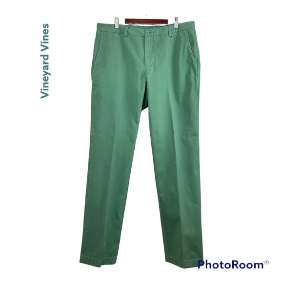 Vineyard Vines Men's Flat Front Chino Pants Sz 35x32 - Picture 1 of 7